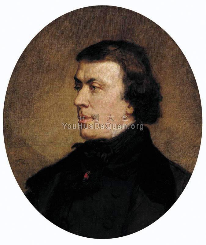 Portrait of Philip Ricord - 托马斯·库图尔